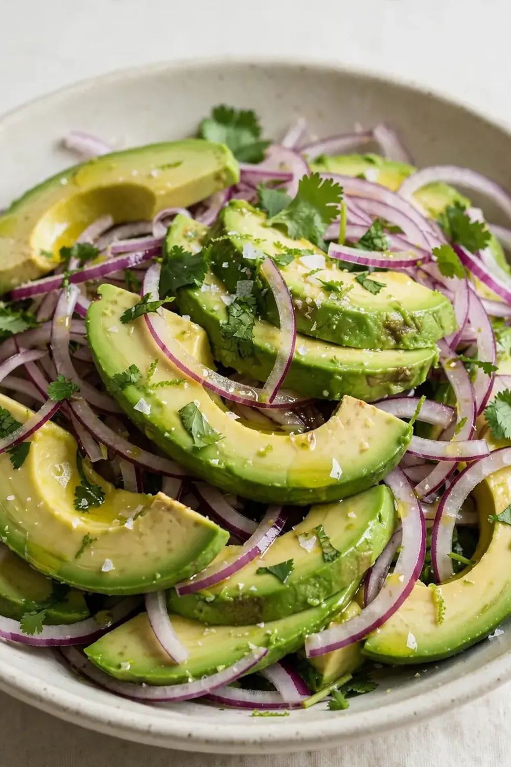Avocado and Red Onion Salad