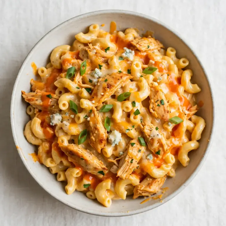 Budget Buffalo Chicken Mac and Cheese Meal Prep