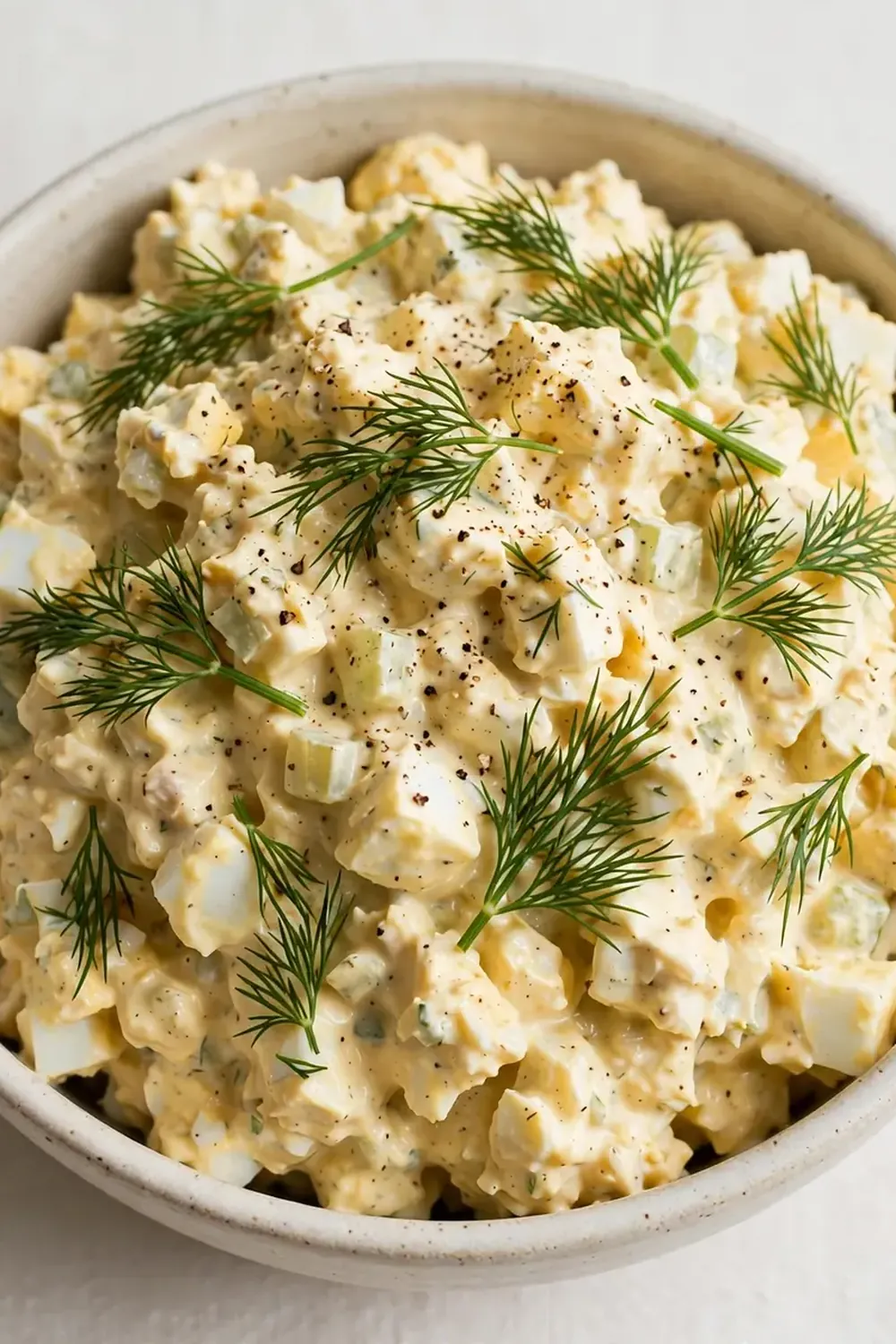 Creamy Egg Salad with Fresh Dill