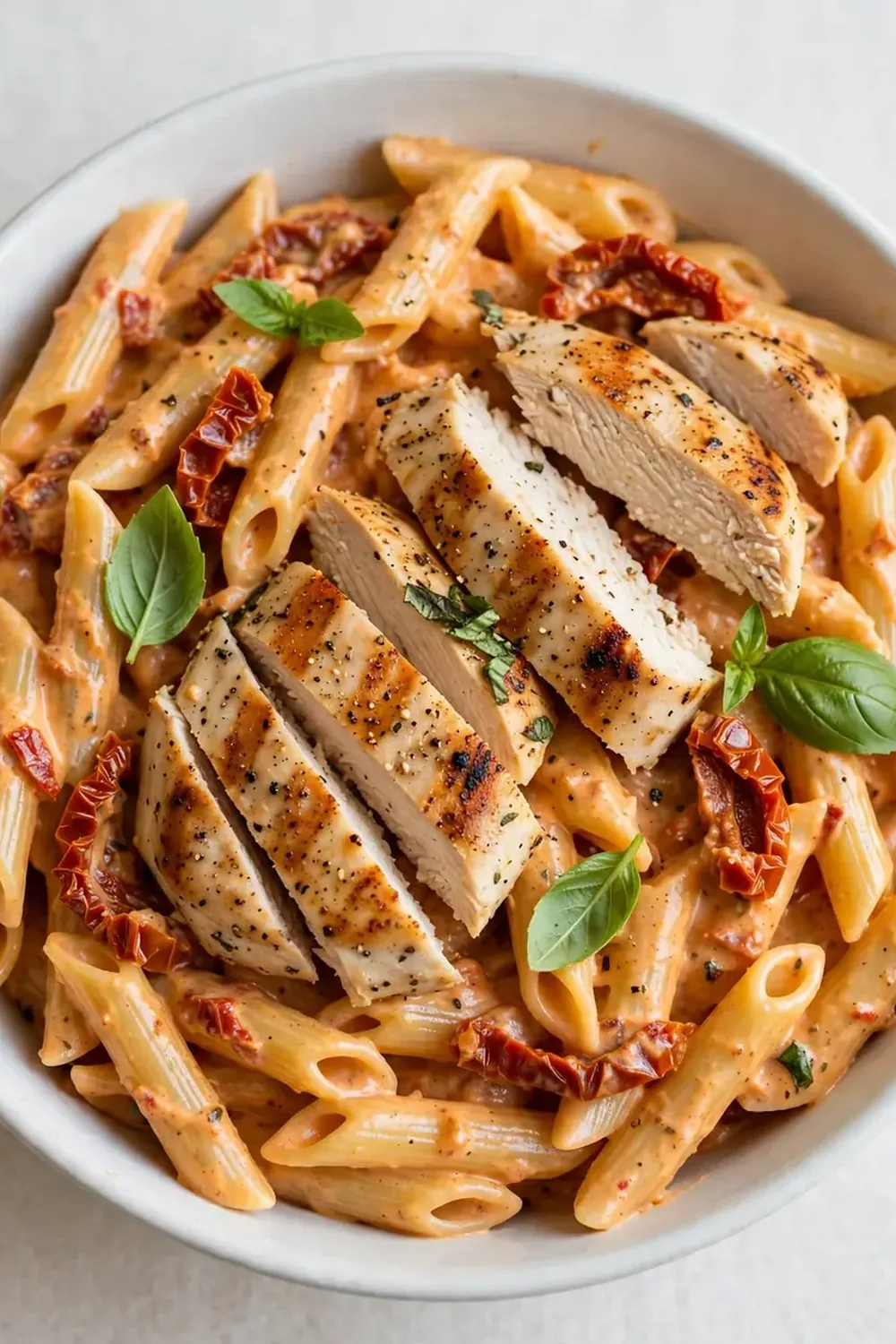Creamy Sun-Dried Tomato Chicken Penne