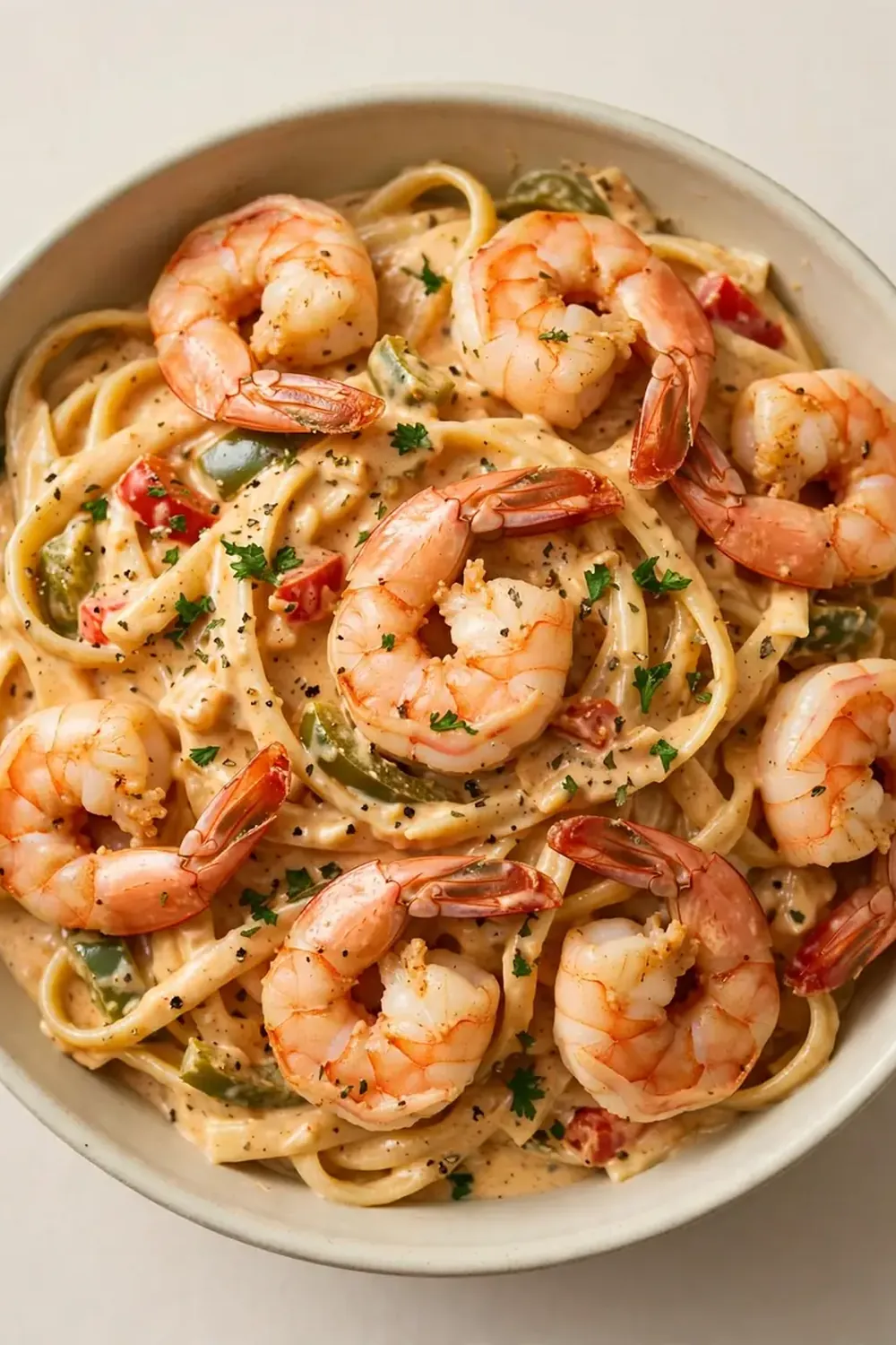 Creamy Cajun Shrimp Pasta