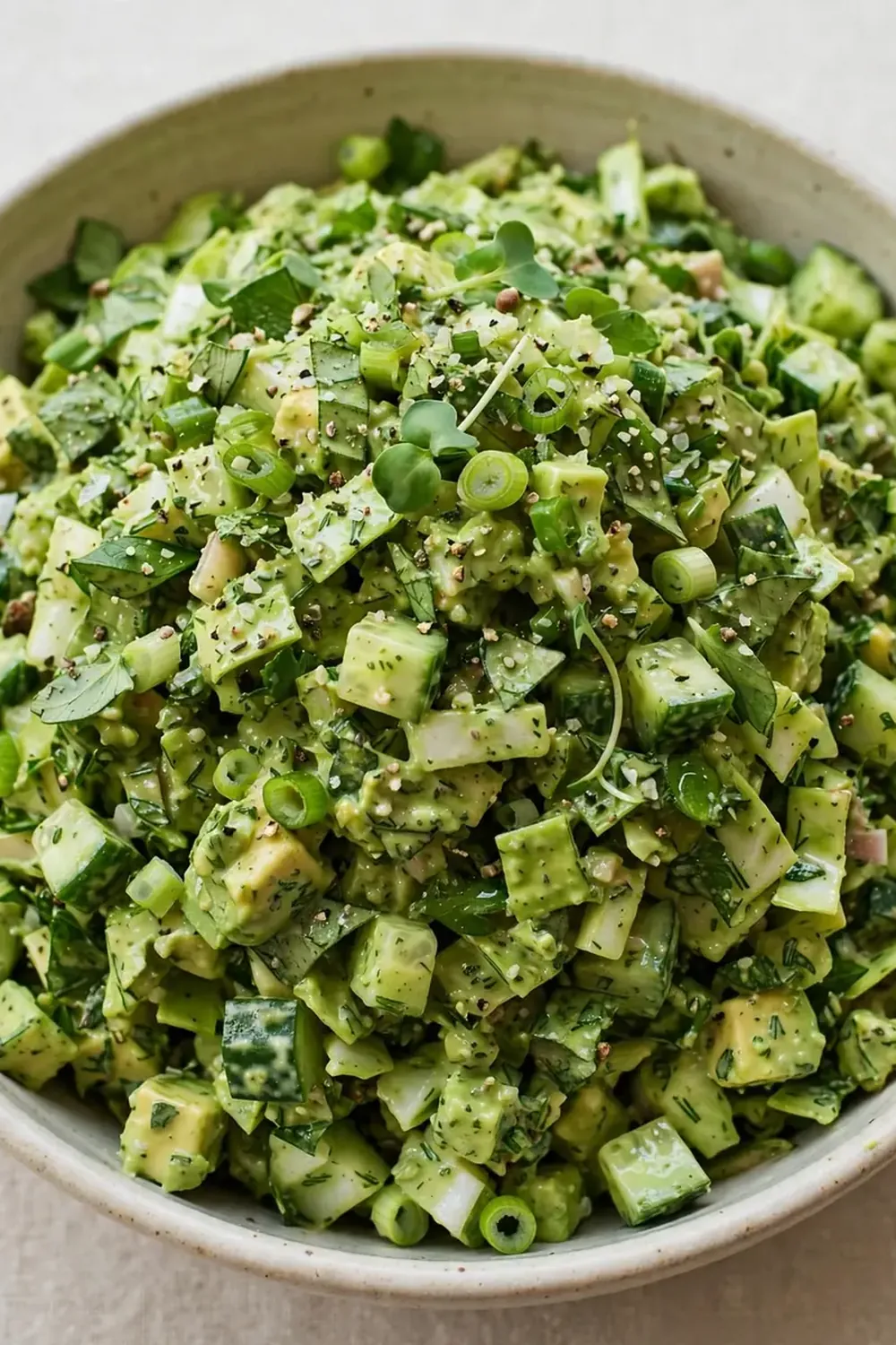 Chopped Green Goddess Salad