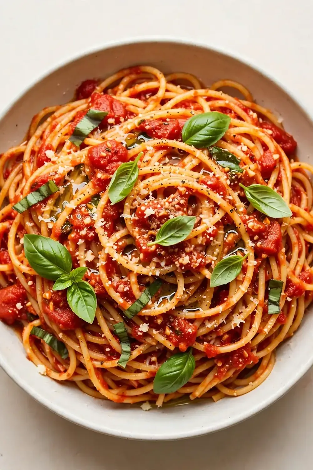 One-Pot Tomato Basil Spaghetti