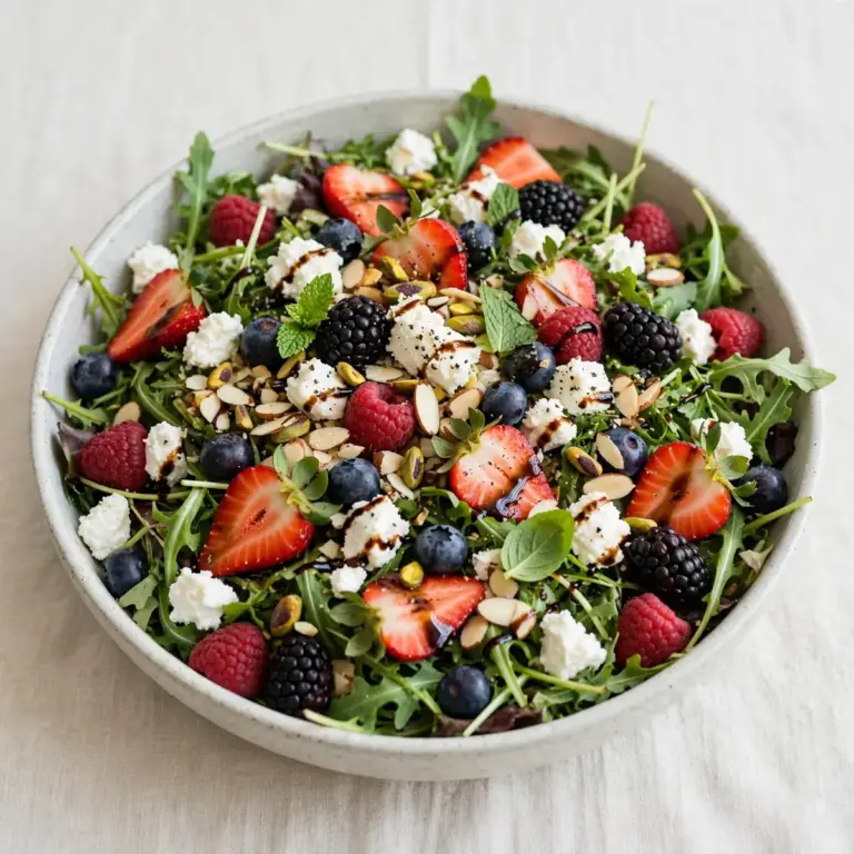 Budget Sommerlicher Beeren-Salat Mit Ziegenkäse Meal Prep