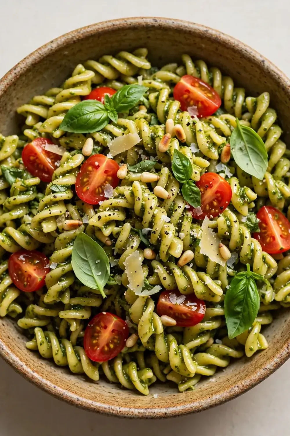 easy summer pasta with pesto
