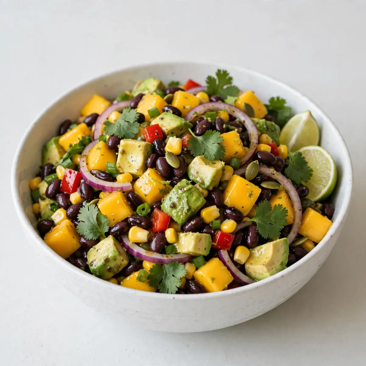 Mango-Schwarze-Bohnen-Sommersalat Günstig Meal Prep