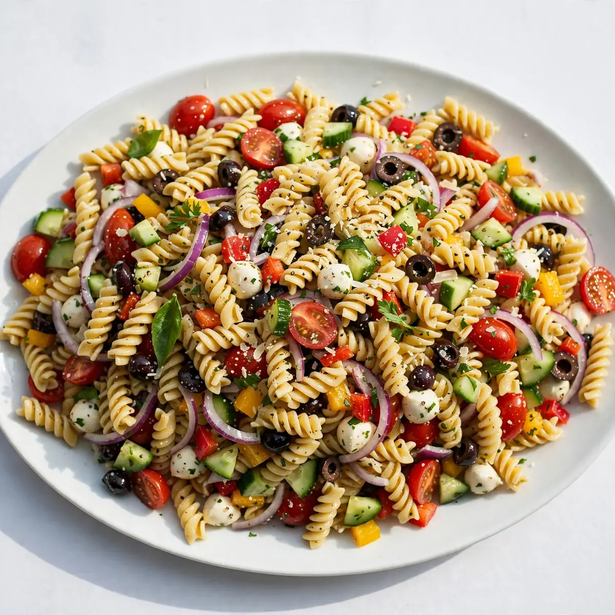 No-Bake Nudelsalat fürs Potluck