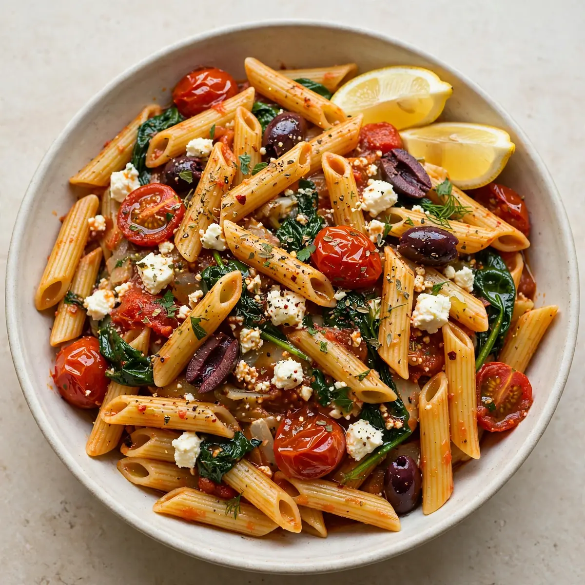 One-Pot Mediterranean Greek Pasta: Budget Batch Prep für 2 € Pro Portion