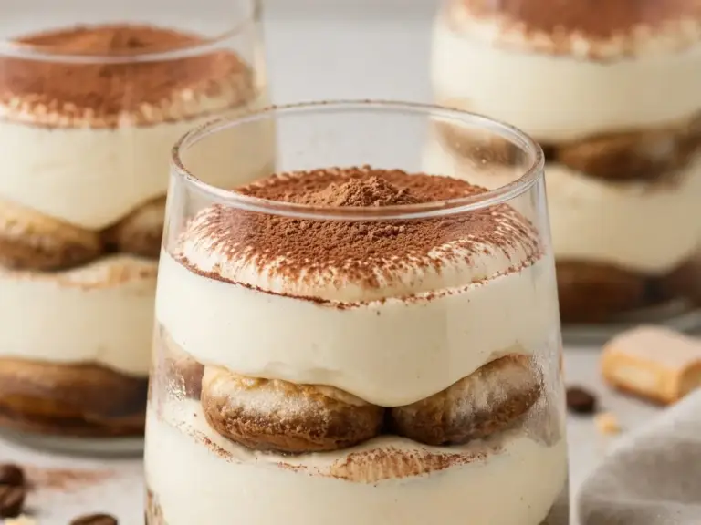 Tiramisu im Glas: schnelles Dessert für Gäste